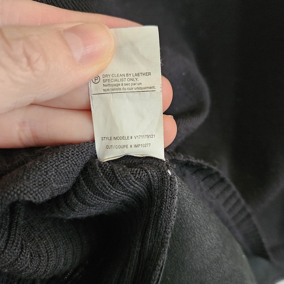 Vince Wool and Leather Sweater - Picture 10 of 14